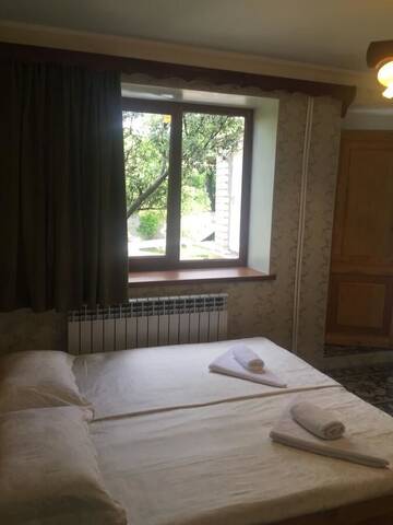 Фото номера Двухместный номер с 1 кроватью, вид на парк Дома для отпуска Apple Tree Family Home (ECO) г. Dzorakap 8